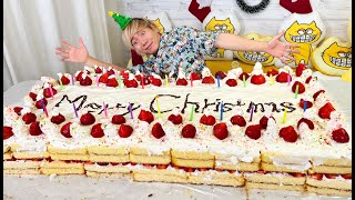 超巨大バースデーケーキサプライズをメンバーにしたらまさかのリアクション！