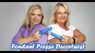 Fondant Presse Decortwist von Decora - So arbeitet ihr richtig damit!