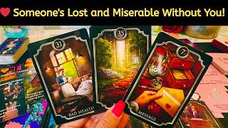 ❤️ A Conversation is Coming! Someone's Miserable Without You! Tarot Love Reading