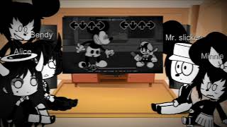 Bendy, Alice, Minnie, Mr. Slickers, mouse.avi react to Wednesdays Infidelity (MY MOST VIEWED VIDEO)