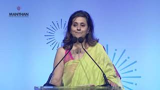 The Big State & Liberties - Sagarika Ghose At Manthan Samvaad 2019