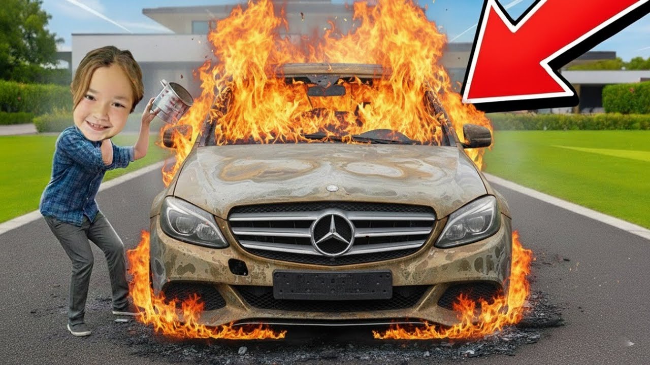 BUĞLEM OTELDEKİ ARABADA YANGIN VAR KAÇALIM ‼️ EYVAH !!