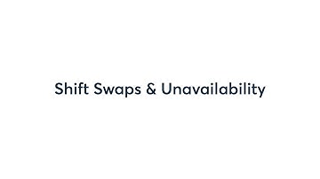 Shift Swaps & Unavailability in RotaCloud