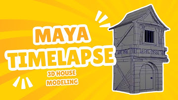 "Timelapse: Creating a Realistic 3D House in Maya | Architectural Modeling Masterpiece"