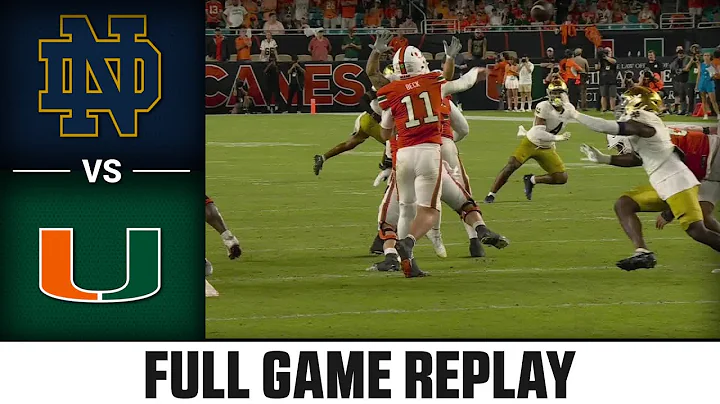 Notre Dame vs. Miami Full Game Replay | 2025 ACC Football