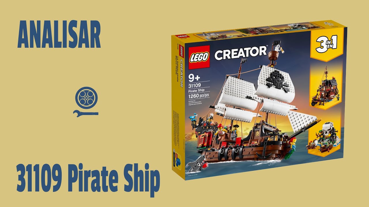 LEGO® Creator 31109 - Le Bateau Pirate - DracauGames