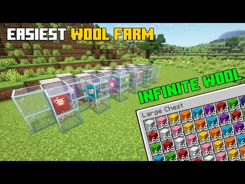 Easiest Automatic WOOL Farm Minecraft 1.21+