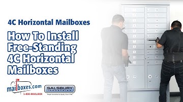 Mailboxes.com | How to Install Free-Standing 4C Horizontal Mailboxes