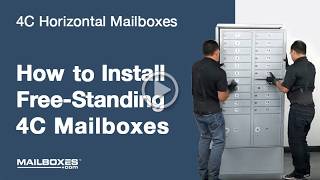 Mailboxes.com | How to Install Free-Standing 4C Horizontal Mailboxes Guide