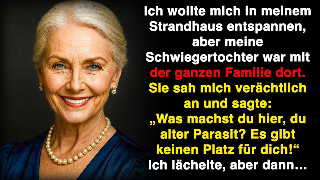 „Kein Platz für dich, du alter Parasit! Hau ab!“ Meine Schwiegertochter warf mich raus!