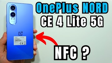 Does OnePlus Nord CE 4 Lite have NFC?