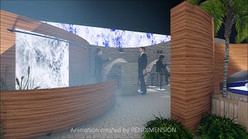 3d trade show exhibit display stand animated video 1 both