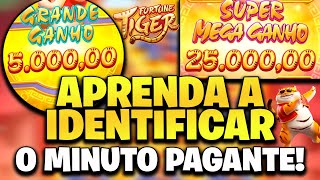 FORTUNE TIGER COMO SABER O MELHOR MINUTO PAGANTE NO FORTUNE TIGER