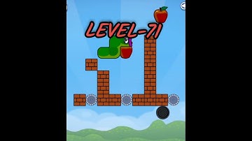 Eat the Apple 🍎 Level-71 Apple Worm #viral #appleworm  #gaming #game #gameplay