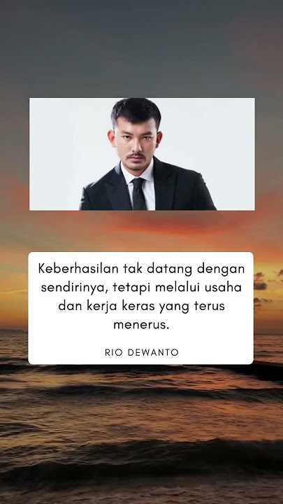 Rio Dewanto || Kata Mereka #youtubeshorts #katakatabijak #katakatamotivasi #aktor