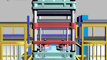 600 Ton vulcanizing press machine