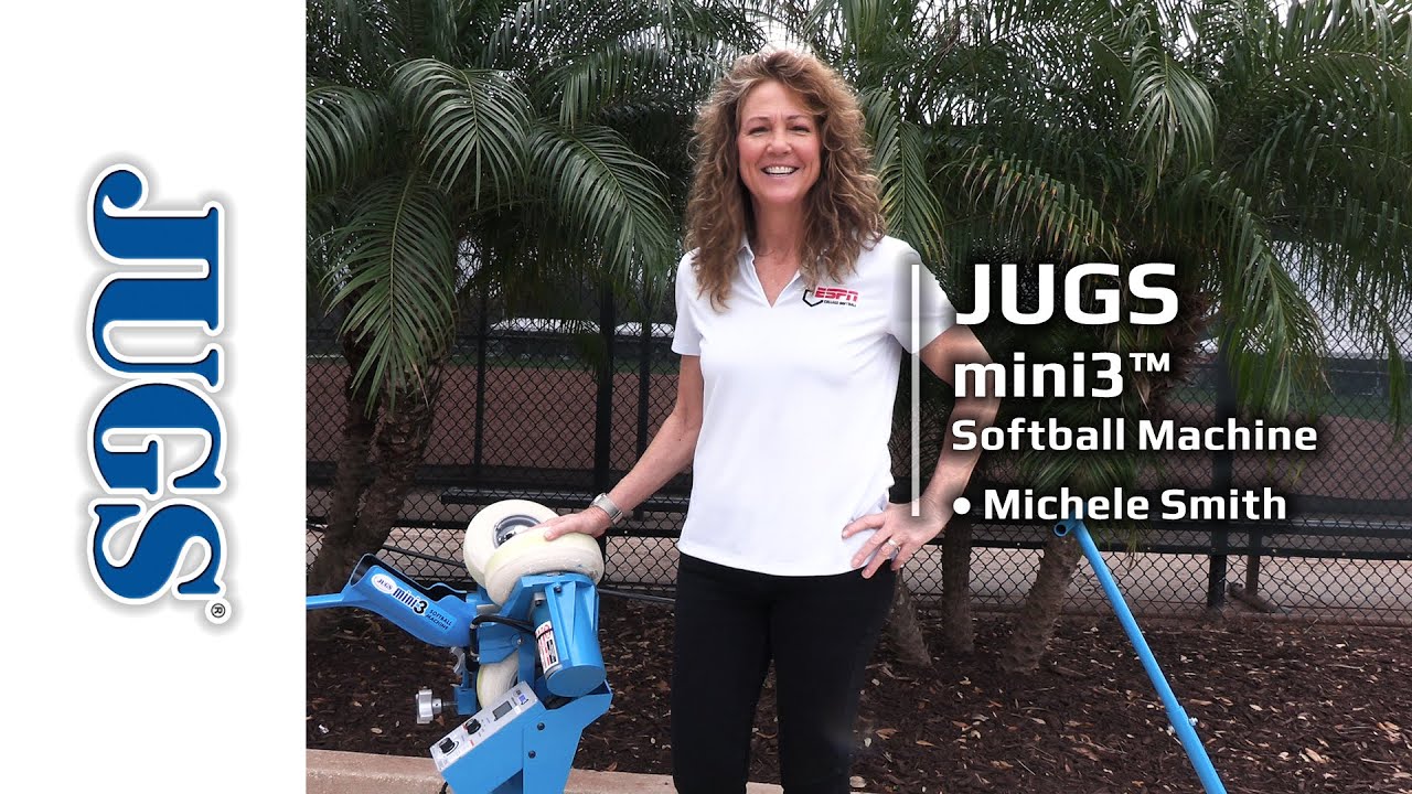 JUGS mini3 Softball Machine with Michele Smith | JUGS Sports