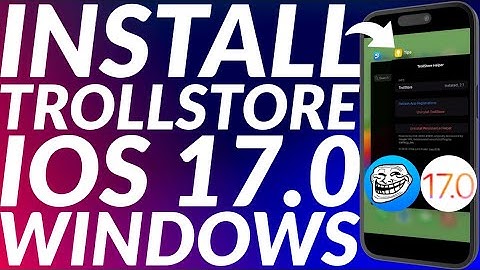 Install Trollstore iOS 17 with TrollRestore Windows | iOS 15-16.6.1/16.7 RC & 17.0 | Trollstore 2.1
