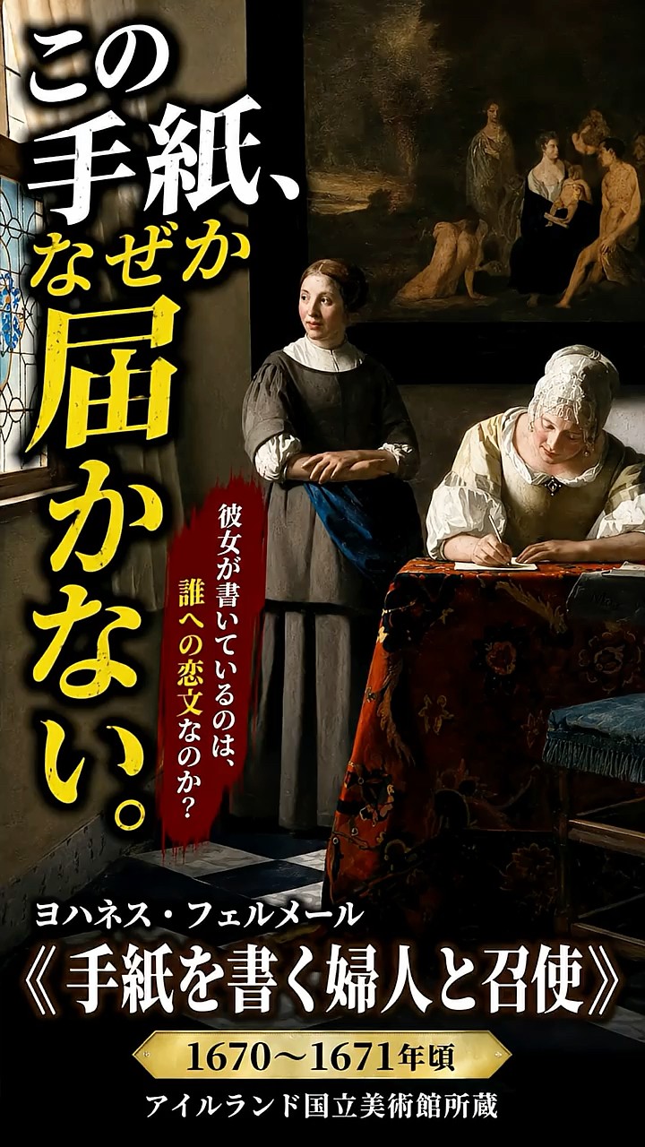 A masterpiece in 30 seconds: [Lady Writing a Letter with Her Maid