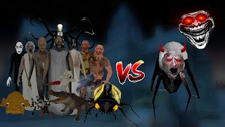 Spider Angelina VS All Granny's Family (All Dvloper Games)