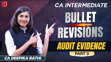 CA Intermediate Audit | Chapter 4 "Audit Evidence" | SA 610, SA 501, SA 510, SA 505