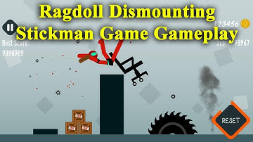 Ragdoll Dimounting Stickman-Break 60 Leg Bones Challenge Completed