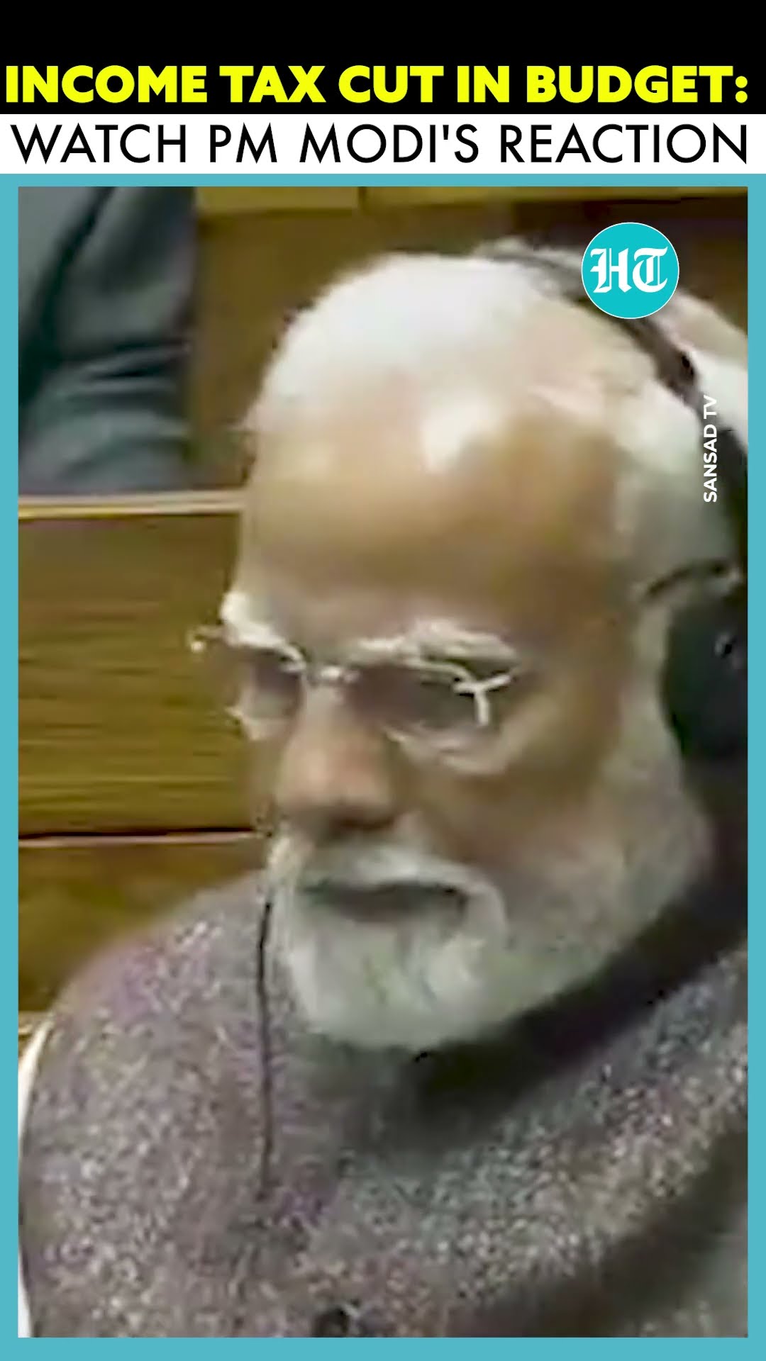 Watch PM Modi's Reaction On Income Tax Cut Announcement In #UnionBudget2025: | Nirmala Sitharaman