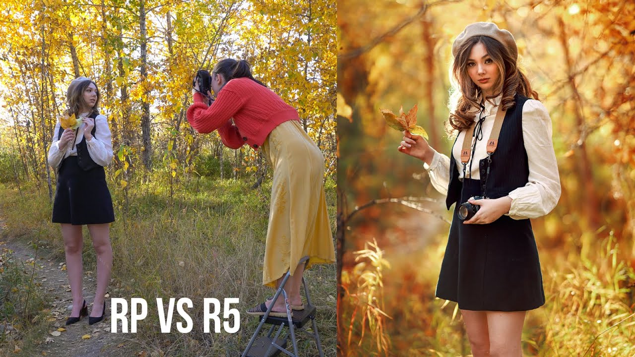 Backlit Natural Light Photoshoot, Canon R5 vs Canon RP,  Behind The Scenes