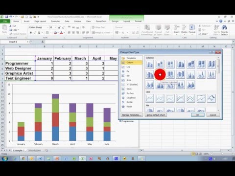 How To Create A Stacked Bar Chart In Excel 2010