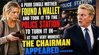 A POOR MOM TOOK A LOST WALLET TO POLICE; THE MILLIONAIRE CEO REACHED FOR CASH, SAW HER, AND FROZE.