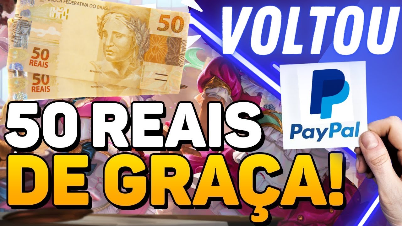 50 REAIS DE GRAÇA NO PAYPAL VOLTOU! Ganhar Dinheiro na Internet 2022 50 REAIS DE GRAÇA NO PAYPAL VOLTOU! Ganhar Dinheiro na Internet 2022