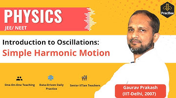 Oscillations: Simple Harmonic Motion  by Gaurav Prakash (IIT Delhi), Grade 11, JEE & NEET Physics