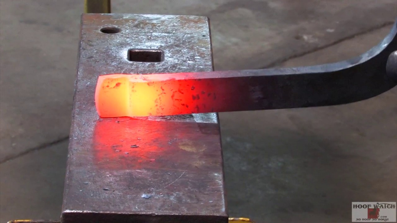 World Championship Blacksmiths Craig Trnka, CJF -  Draft S Heel Hind Shoe