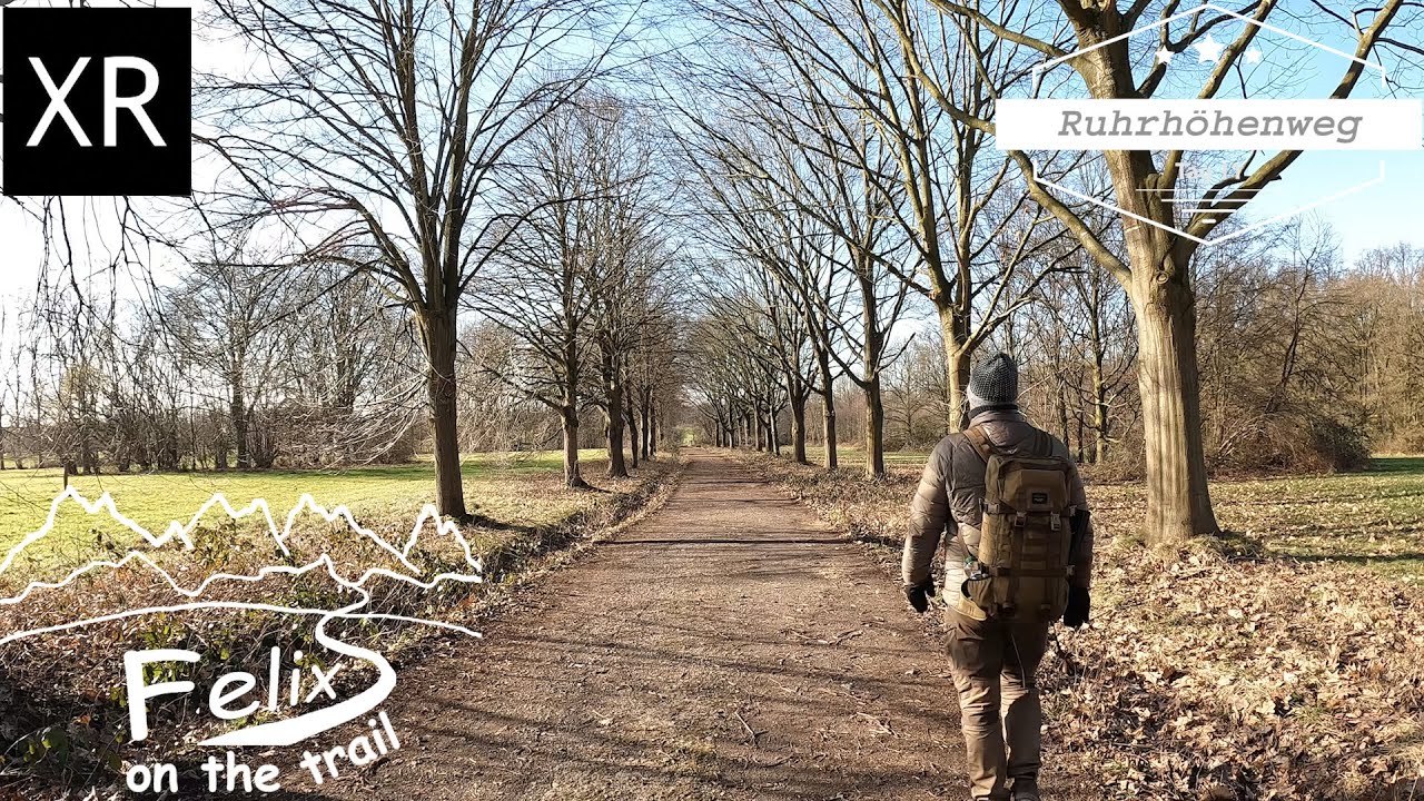 Ruhrhöhenweg Tag12:16km Essen Kettwig bis Mülheim / Duisburg Wedau