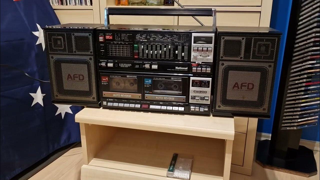 NATIONAL ( PANASONIC ) RX - CW200 Portable Stereo Component System