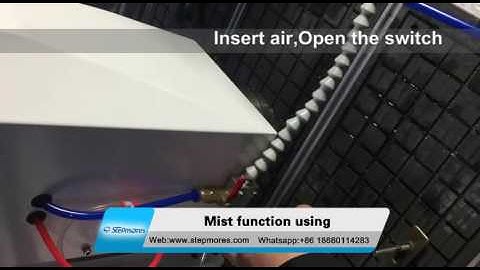 Stepmores cnc router mist function you can choose