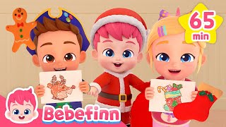 🎄 Merry Christmas Morning | Bebefinn +More Nursery Rhymes | Carols For Kids