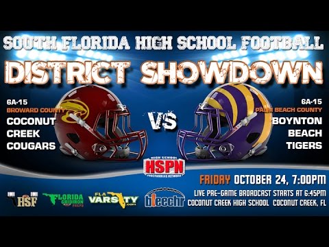 COCONUT CREEK VS BOYNTON BEACH QB LAMAR JACKSON - HIGH SCHOOL FOOTBALL