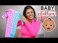 NEWBORN BABY CLOTHING HAUL!! **pregnancy update**