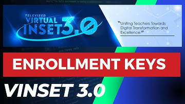 VINSET 3.0 // ENROLLMENT KEYS FOR VINSET 3.0 BY REGION