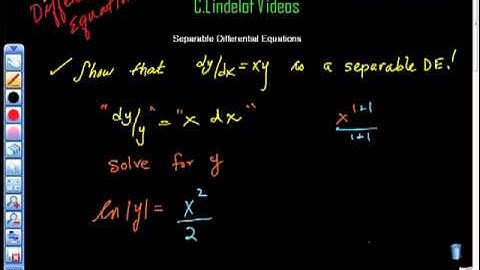 AP Calculus Separable Differential Equations Practice