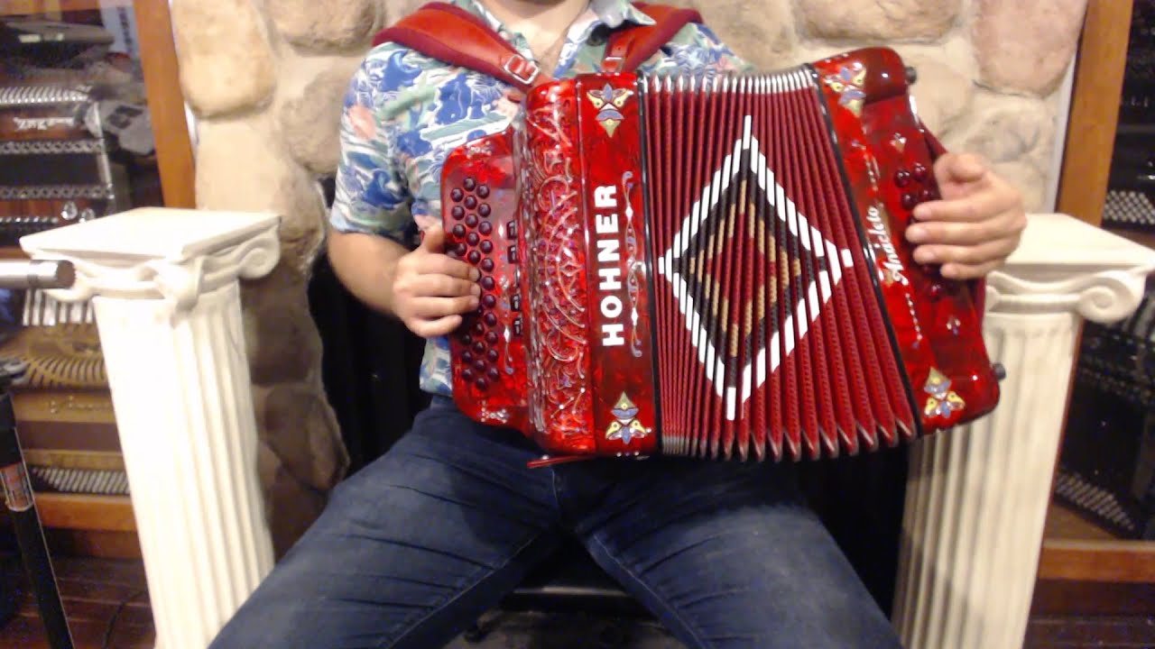 4810 - Diablo Hohner Anacleto Rey del Norte III Diatonic Button Accordion EAD Mi LMM 34 12 $2999