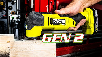 MORE POWER!! RYOBI Gen 2 18V One+ HP Multi Tool Review [PBLMT51B]