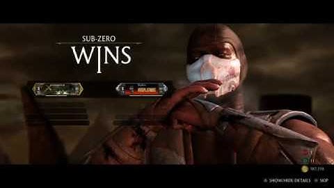 MKXL Sub-Zero Unbreakable With New Patch VS Tanya, Lui Kang