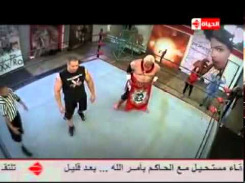 الحلقة الثالثة مصارعة المحترفين رامز حول العالم 2 