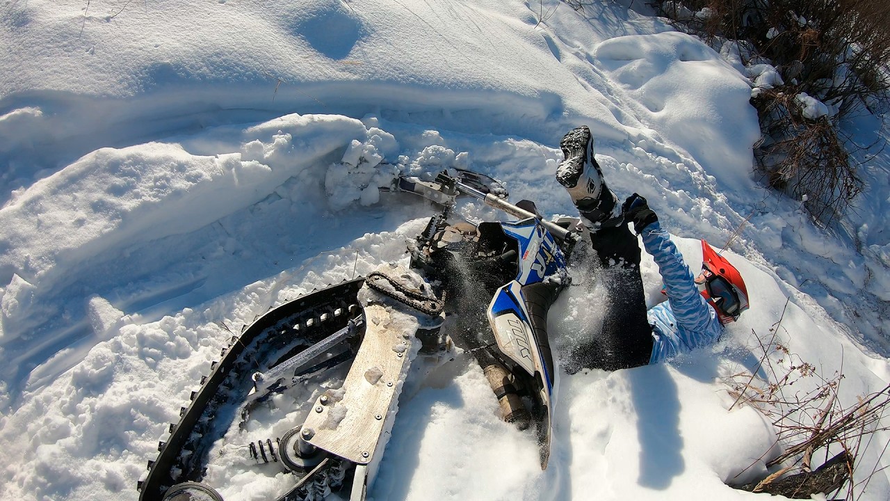 Столько на сноубайках мы еще не падали