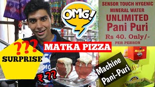 Unlimited Pani Puri Challenge Exposed | Matka Pizza | SS Food Fusion | Kandivali Mumbai | OH YEAH !!
