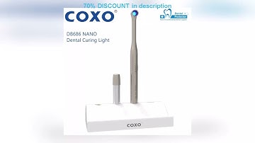 A must-have product! COXO Db686 Nano Led Wireless Curing Lamps Photopolymerization Curing Light La