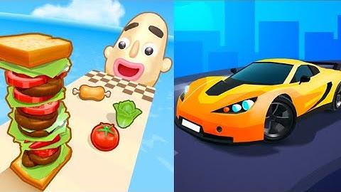Sandwich Runner | Race Master 3D - All Level Gameplay Android,iOS - NEW APK BIG UPDATE