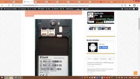 Vsun Mars Note FRP Unlock Solution With SP Flash Tool With 30MB File Easy Work Solution